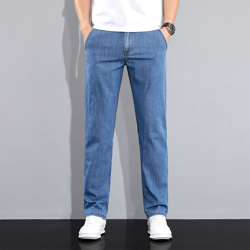Versatile Stretch Korean Style Slim Fit Trousers