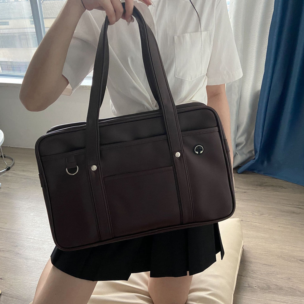 Large Size School Handbag Shoulder Briefcase