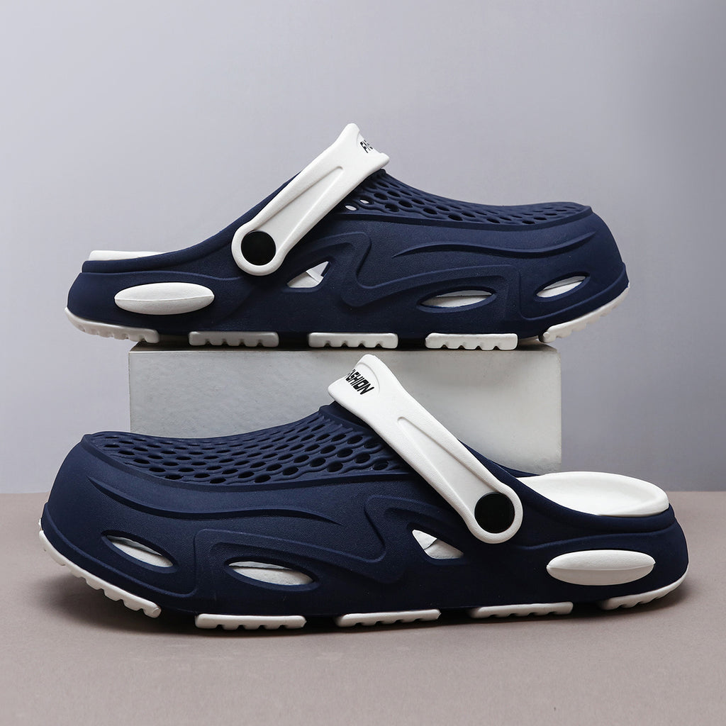 Men's Summer Closed Toe Non-slip Breathable Beach Slippers