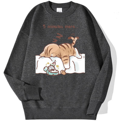 Let Me Sleep For Another Five Minutes Man Sudadera Korean Sweatshirt