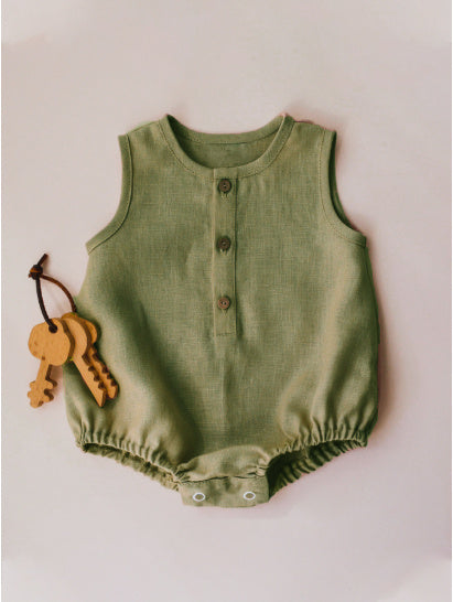 Baby'S Climbing Suit, Newborn'S Clothes, Baby'S Clothes, Cotton Hemp Kha Clothes, Boys' One-Piece Clothes
