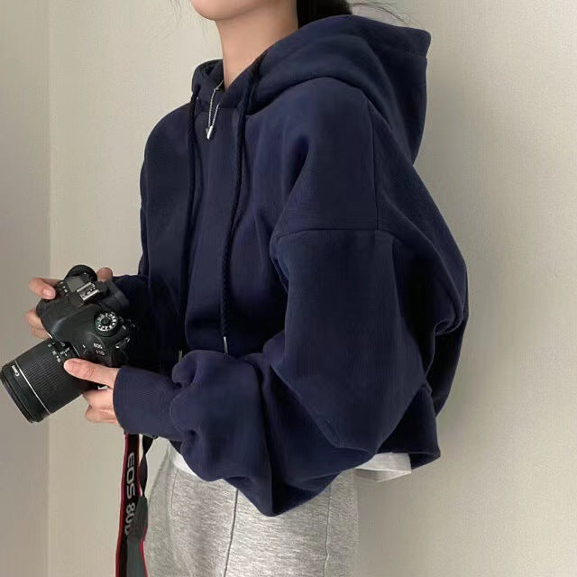 Women's Hooded Sweater Loose All-matching