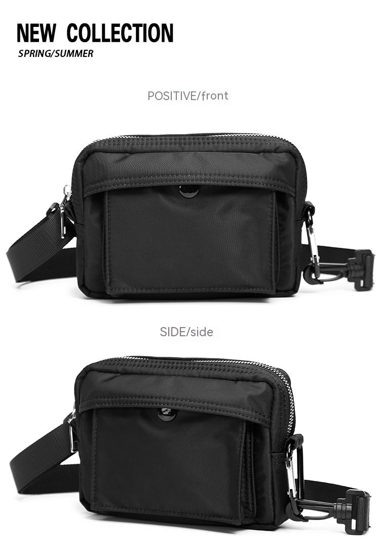 Men's Japanese Style Simple Crossbody Bag