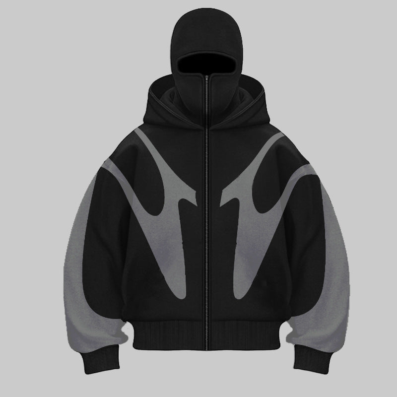 Double Hood Unique Design Hooded Sweater Autumn And Winter Men And Women