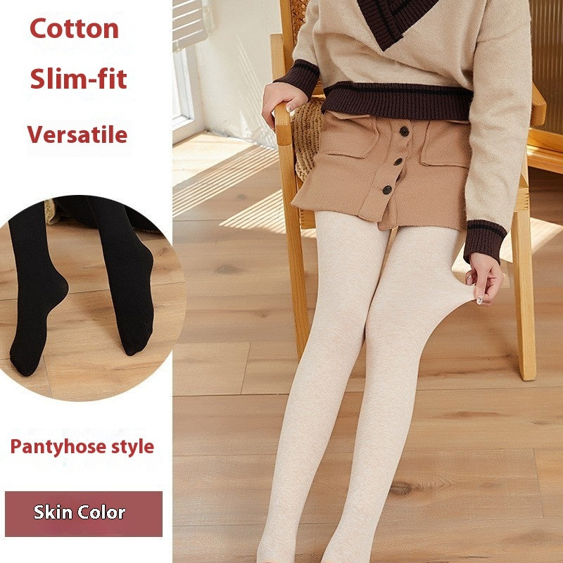 Pregnant Women's Pantyhose Cotton Vertical Stripes Autumn And Winter