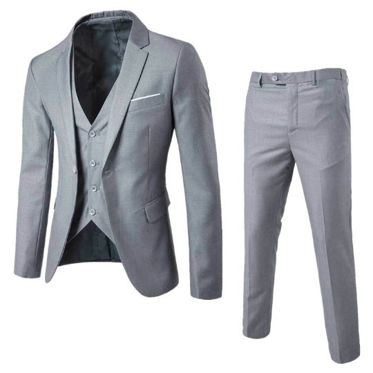 Men's Suit Set Two-piece Korean Style