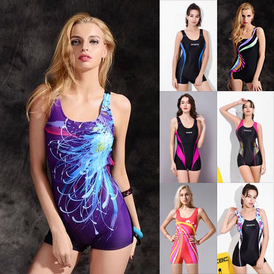 Professional Quick-drying One-piece Swimsuit Female