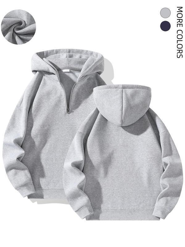 Autumn And Winter Men's Zipper Hoodie Loose Sports Sweater