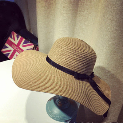 Women's New Straw Woven Big Brim Sun Hat
