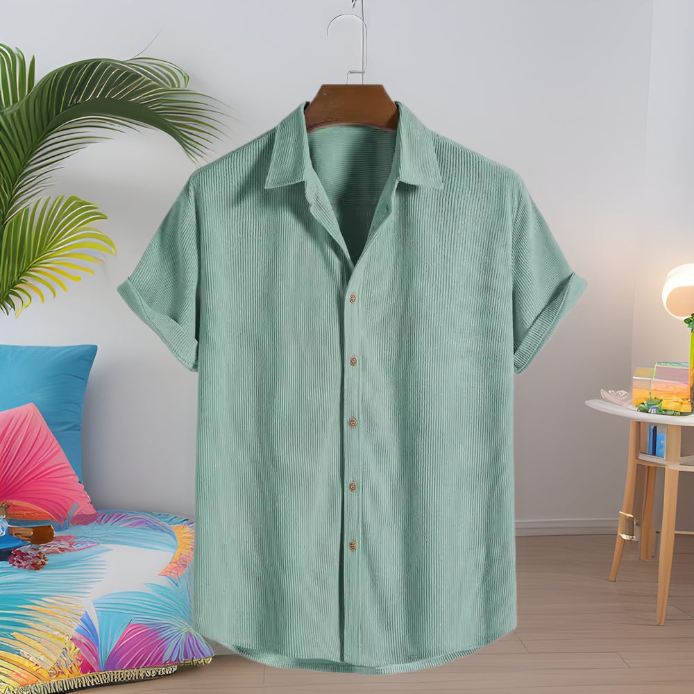 Casual Short-sleeved Men's Shirt