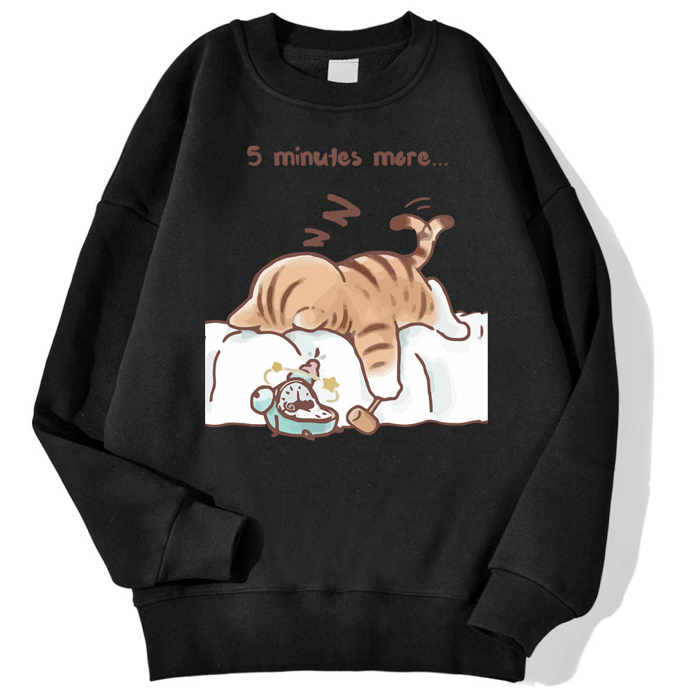 Let Me Sleep For Another Five Minutes Man Sudadera Korean Sweatshirt