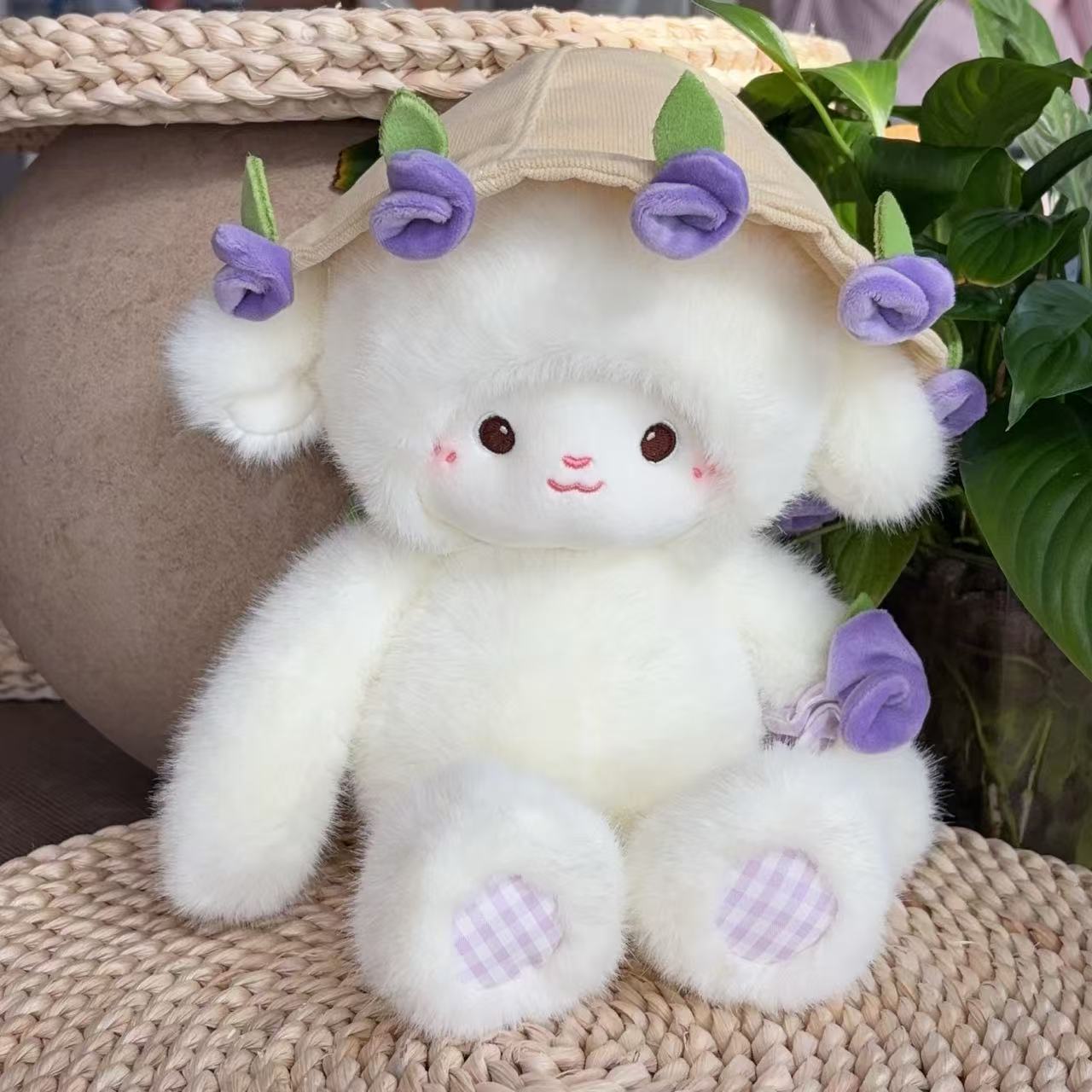 Lamb Puppet 520 Gift Rose Plush Doll