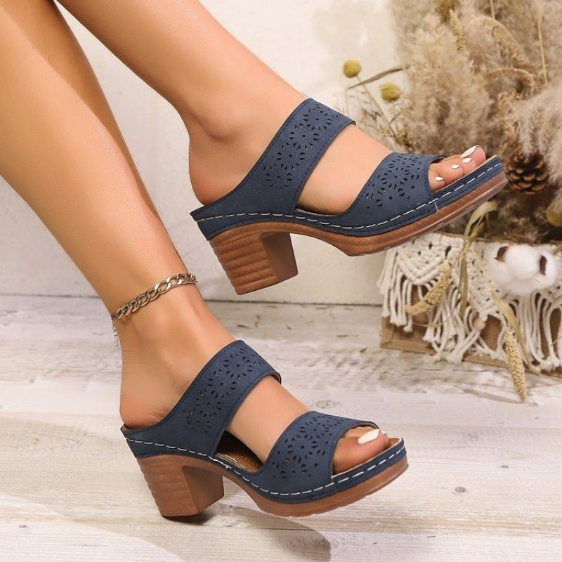 Plus Size Sandals Breathable Lightweight One-word