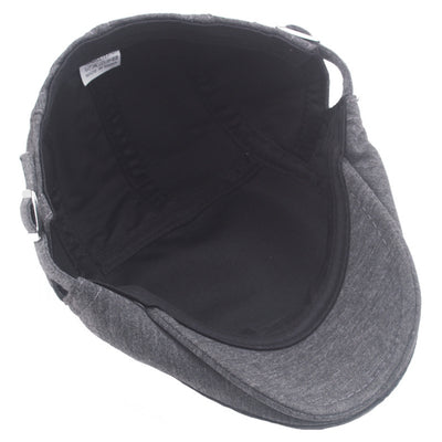 Men's Classic Flat Top Adjustable Newsboy Cap British Style Retro Beret Autumn And Winter Advance Hats Foreign Trade Hat