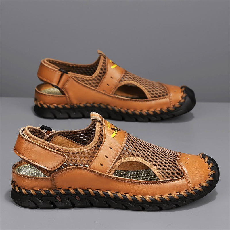 Men's Mesh Breathable Summer Hollow Shoes
