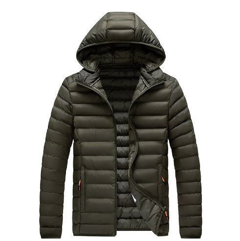 Slim-fit Lightweight Cotton-padded Plus Size Multi-color Down Jacket