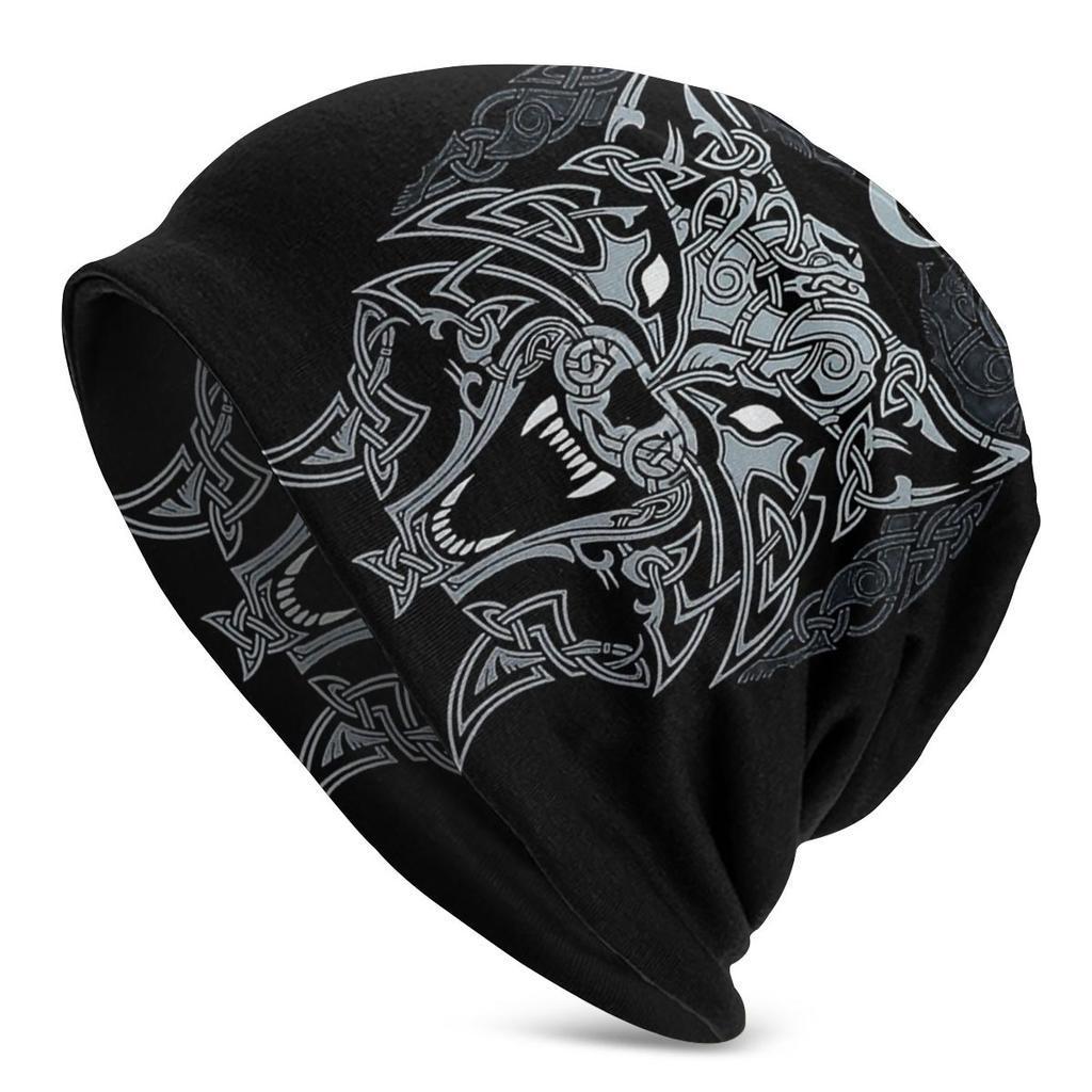 Sleeve Cap Double-layer Elastic Viking Totem Wolf Hipster Street Dance
