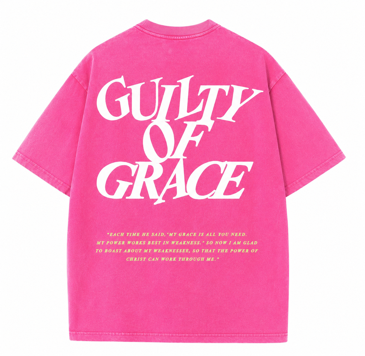 Men's Guilty of Grace Premium Acid Wash Christian Tee – Vintage Black Davsam Hub Point